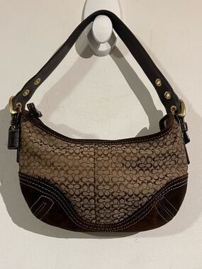 Coach signature soho hobo bag
